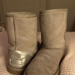 UGG Shimmering Gray Boots
